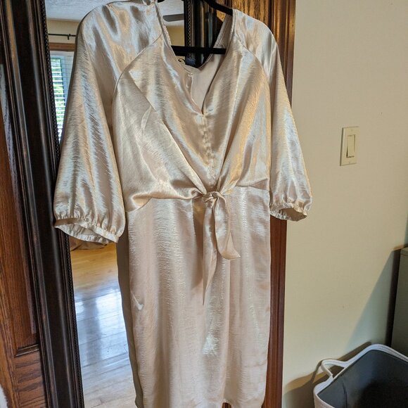 Maeve Metallic Tie-Waist Dress - Picture 3 of 7